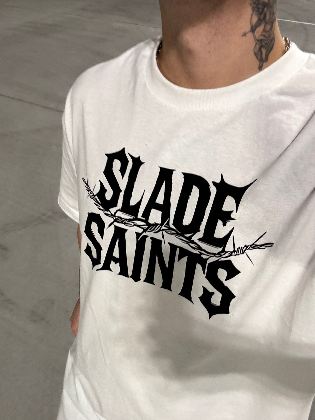 Slade Saints Barbwire Tee