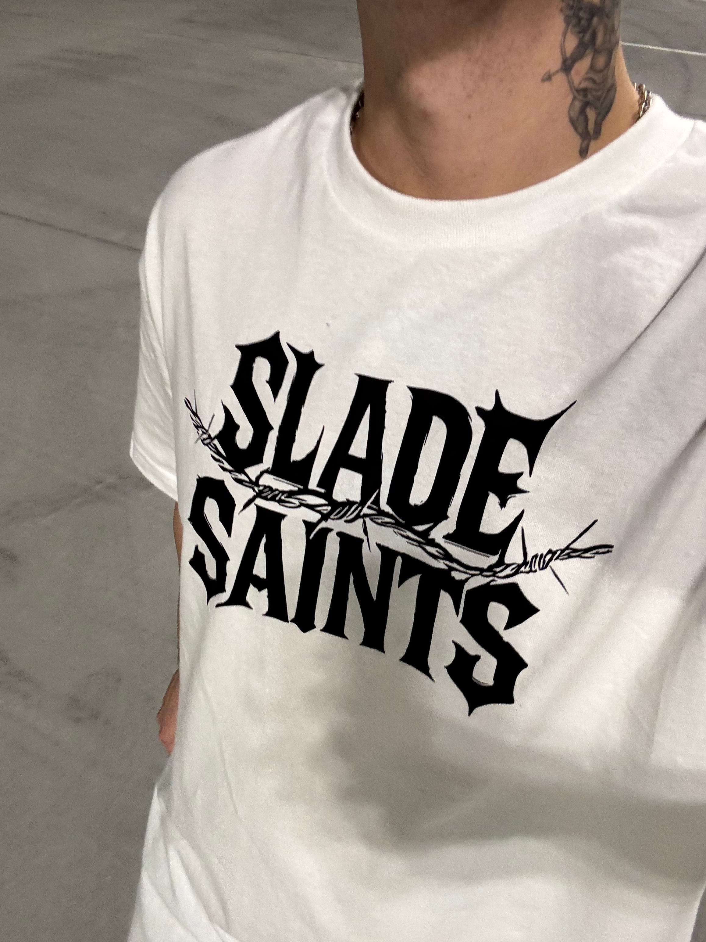 Slade Saints Barbwire Tee